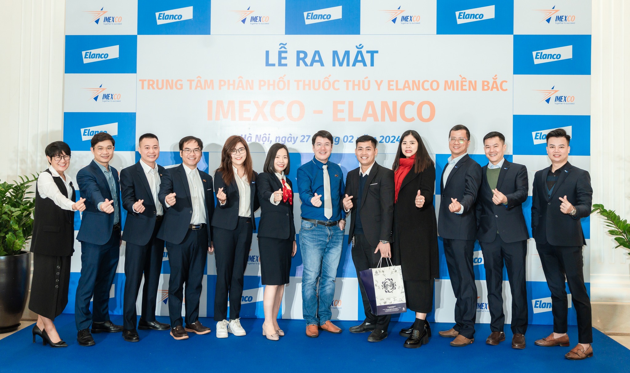 lễ ký kết hợp tác Elanco và Imexco 1