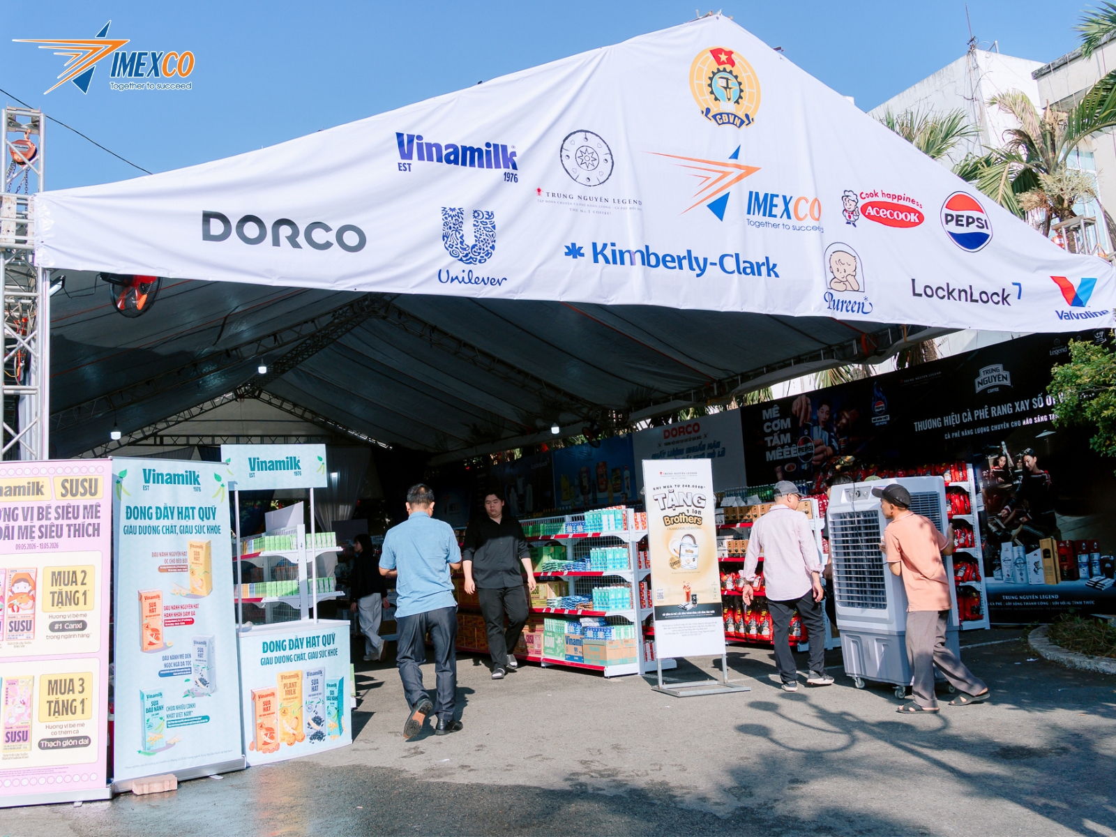 Imexco phối hợp cùng Liên đoàn Lao động Thành phố Đồng Nai tổ chức Hội chợ Công nhân tại Khu Công nghiệp Biên Hòa 2
