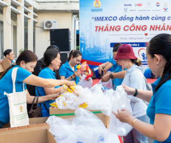 imexco tổ chức hội chợ tháng công nhân