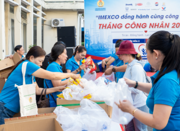 imexco tổ chức hội chợ tháng công nhân