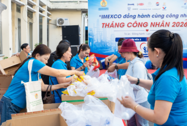 imexco tổ chức hội chợ tháng công nhân