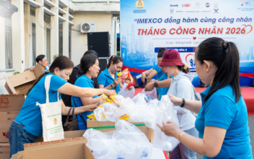 imexco tổ chức hội chợ tháng công nhân