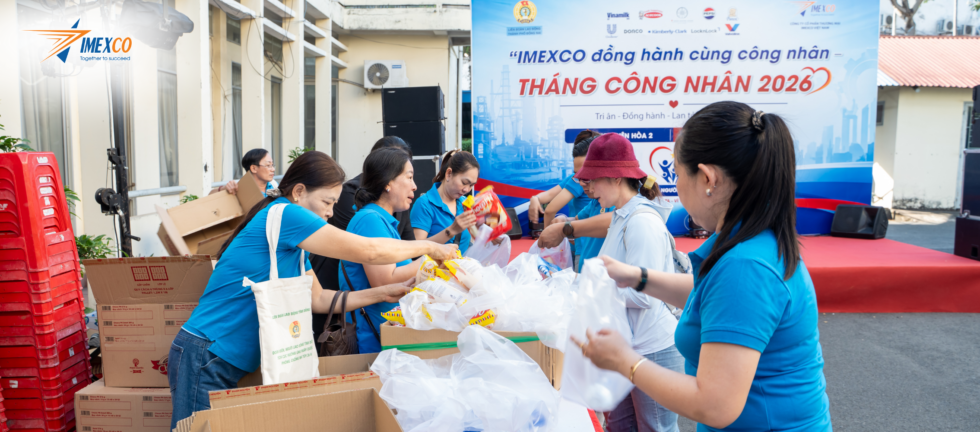 imexco tổ chức hội chợ tháng công nhân